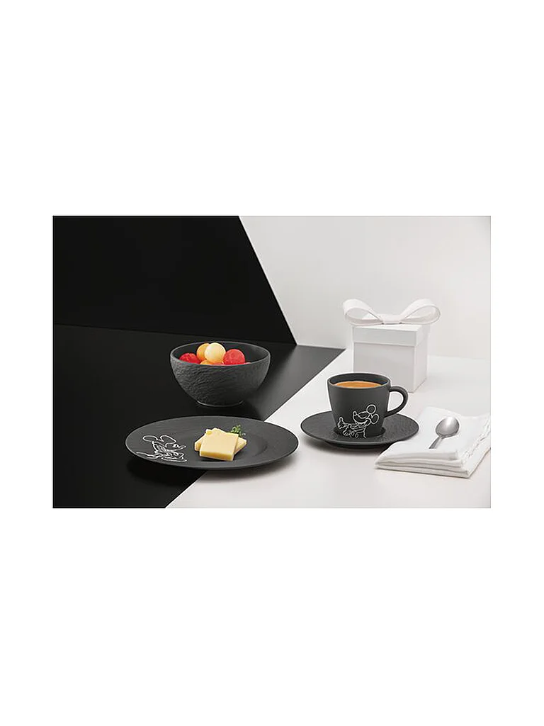 VILLEROY & BOCH Tasse à café avec soucoupe set de 4 pièces MANUFACTURE MICKEY MOUSE - vue 4